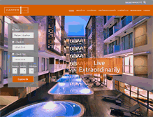 Tablet Screenshot of harperhotels.com